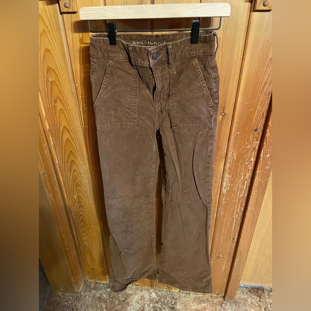 American eagle corduroy jeans.